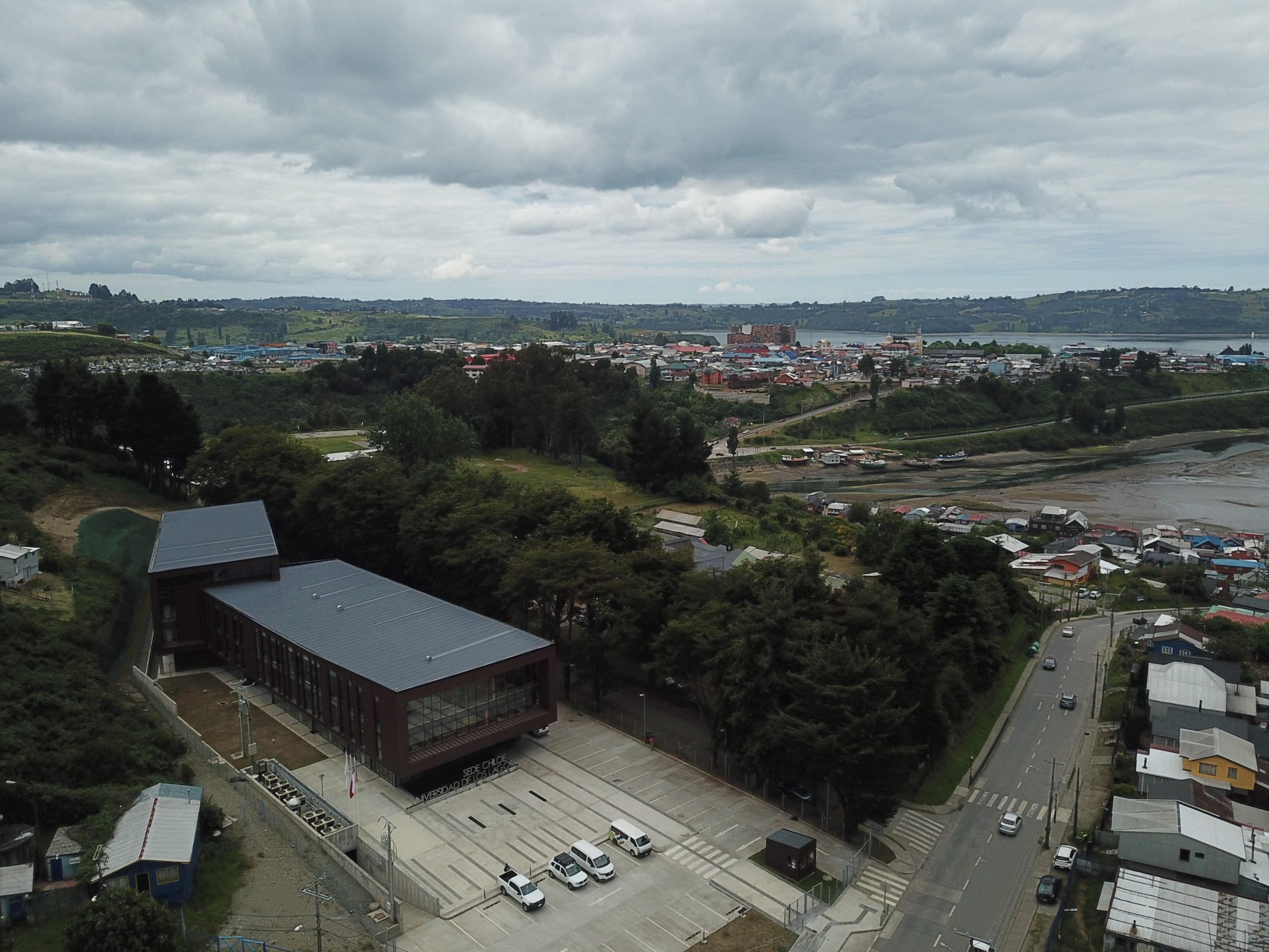 Vista aérea de Sede Castro